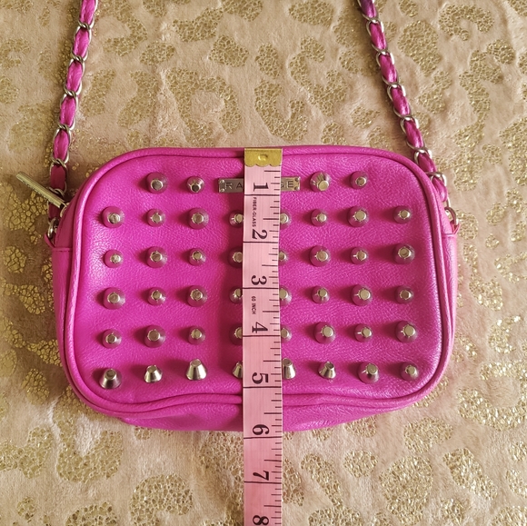 RAMPAGE | Small Pink Studded Bag - Picture 14 of 16